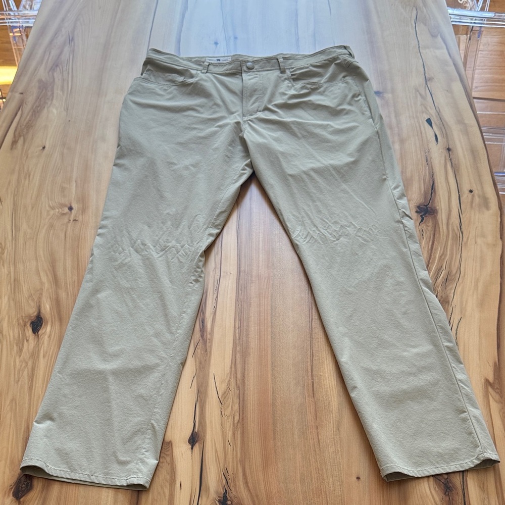 Men's Khaki Performance Chinos - Stretch Everyday Pants